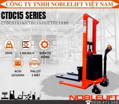 XE NÂNG ĐIỆN ĐI BỘ LÁI 1.5 TẤN NIULI